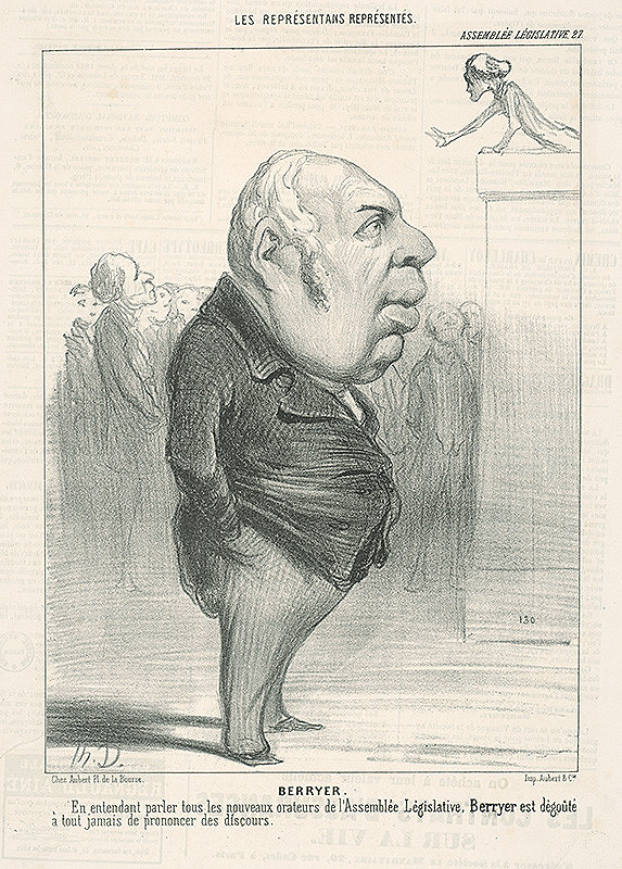 Honoré Daumier – Berryer