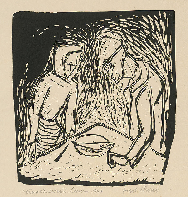 František Studený – Večera chudobných 