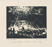 Július Szabó – Západ slnka na Hrone 