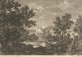 Gabriel Pérelle, Pierre Mariette – Romantická krajina so stafážou 