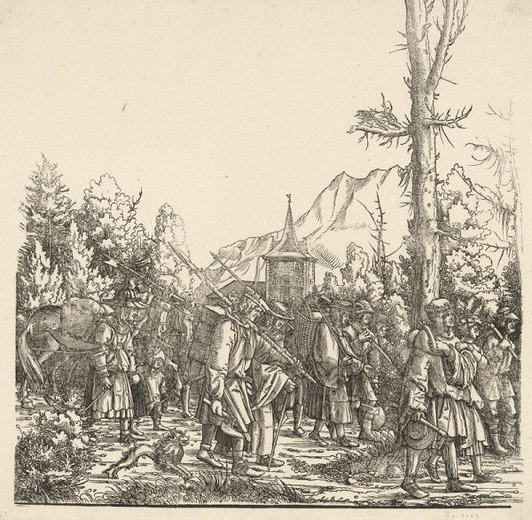 Hans Burgkmair st. – Nesenie batožiny 