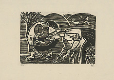 Jarmila Čihánková – Vykopávanie zemiakov 