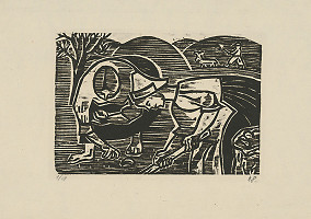 Jarmila Čihánková – Vykopávanie zemiakov 