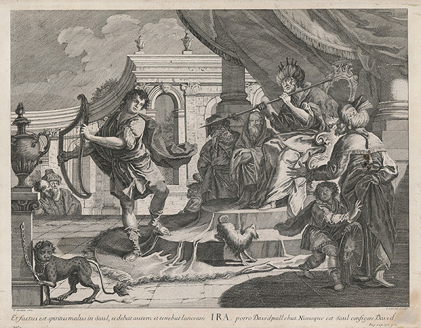 C. Canal, Vincenzo Scozia – David hrá kráľovi Saulovi 