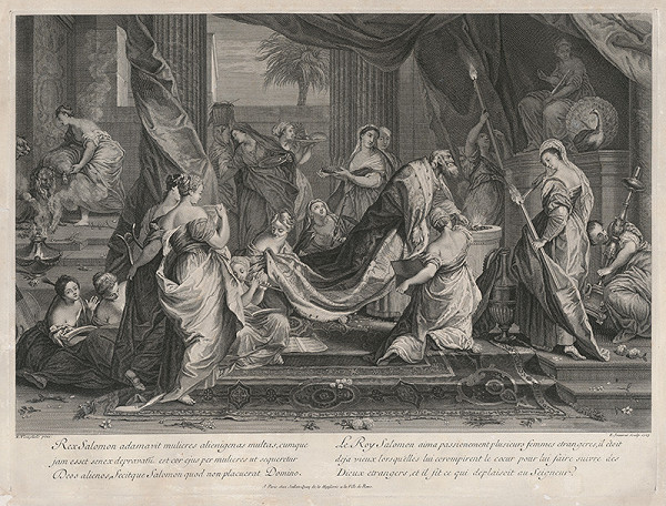 Edme Jeaurat, Nicolas Vleughels – Kráľ Šalamún