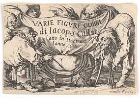 Jacques Callot – Titulný list k sérii Pidimužíkov 