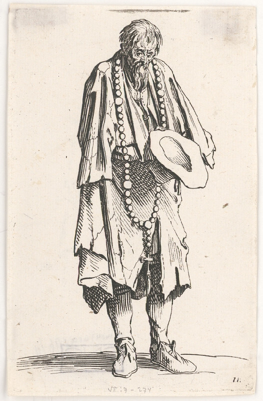 Jacques Callot – Starec s ružencom 