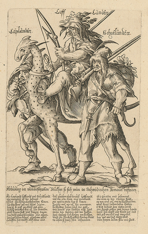 Nemecký rytec zo začiatku 17. storočia – Cudzie národy