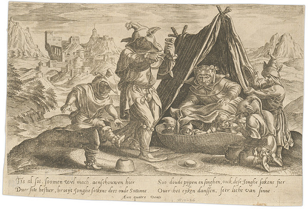 Holandský grafik zo 17. storočia – Ilustrácia k rozprávke
