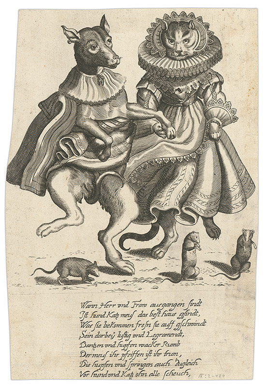 Nemecký rytec zo 17. storočia – Ilustrácia k básničke