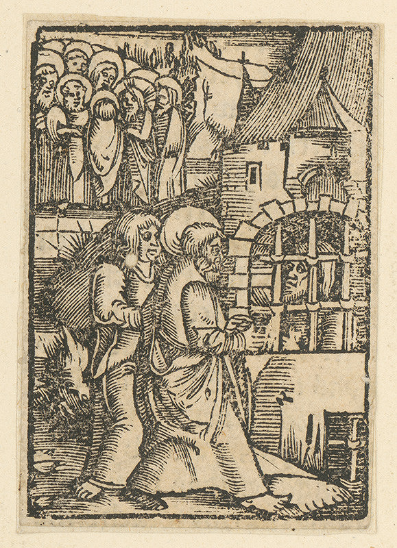 Nemecký autor z 15. storočia – Scéna zo života apoštola Petra