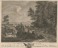 Jean-Baptiste Racine, Frederik de Moucheron – Vodopád 