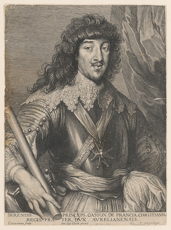 Anthony van Dyck, Lucas Vorsterman – Gaston de Francia