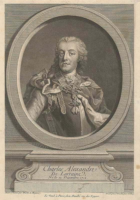 Jean Daullé, Martin de Meytens – Charles de Lorraine