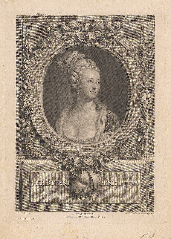 Johann Friedrich Bause, Anton Graff – Christiane Henriette Koch 