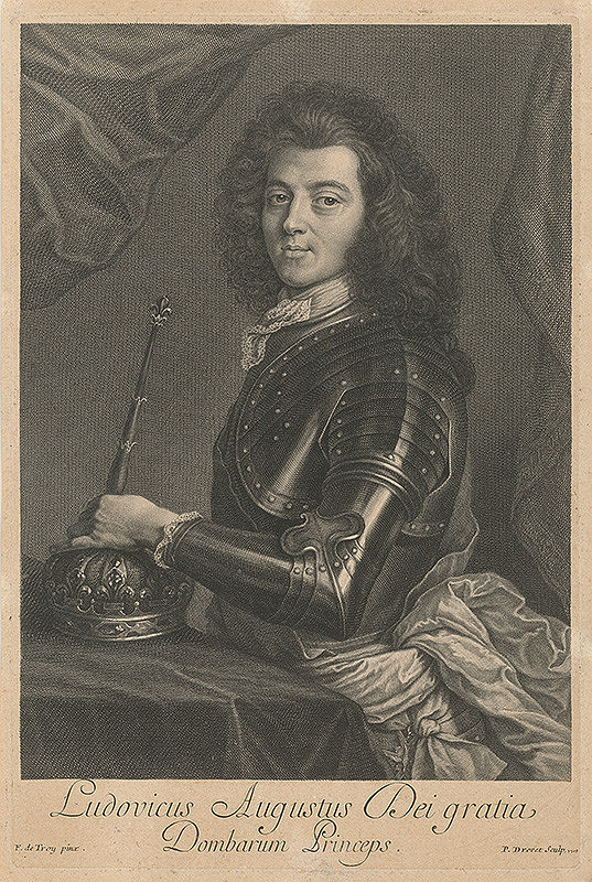 Pierre Drevet, Jean François De Troy – Ludovicus Augustus