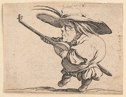 Jacques Callot – Pidimužík s lutnou 