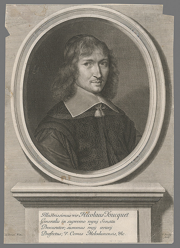 Francois de Poilly, Charles Le Brun – Nicolaus Foucquet