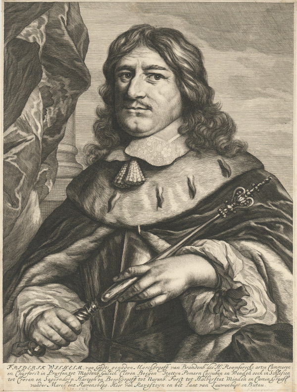 Nizozemský autor zo 17. storočia – Friderik Wilhelm,markgróf Brandenburgský