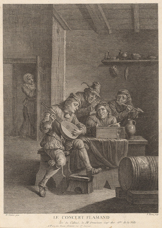 Pierre Francois Basan, David Teniers – Flámsky koncert
