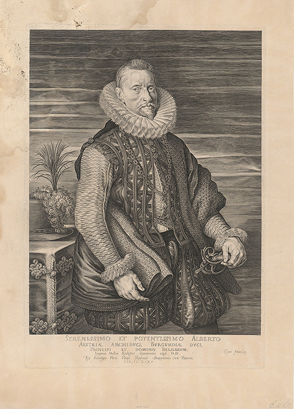 Johann Müller, Peter Paul Rubens – Arcivojvoda Albert Rakúsky
