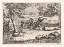 Jan van Huchtenburgh – Vojenský tábor 