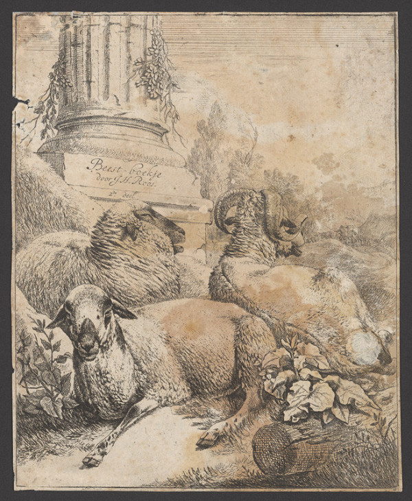Johann Heinrich Roos – Ovce s baranom