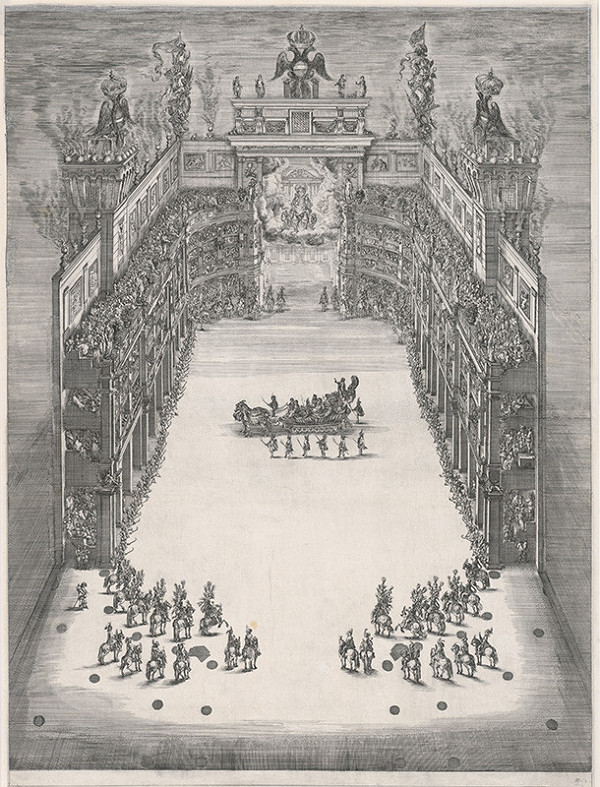 Stefano della Bella – Slávnosť so slnečnými vozmi 