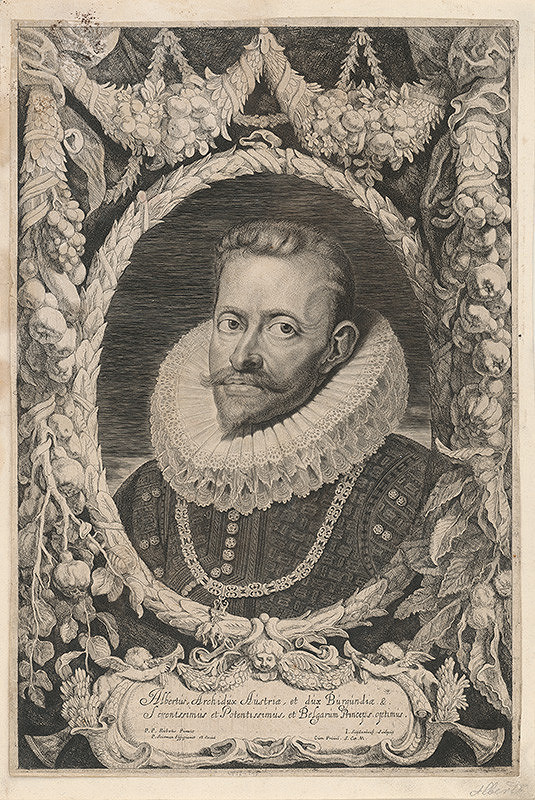 Jonas Suyderhoef, Peter Paul Rubens, Pieter Soutman – Portrét arcivojvodu Albrechta VII. Habsburského (1559 – 1621)
