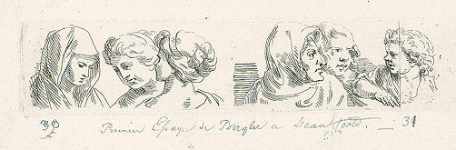 Josef Bergler ml. – Štúdie ženských hláv 