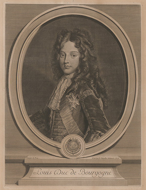 Gérard Edelinck, François de Troy – Ľudovít Burgundský
