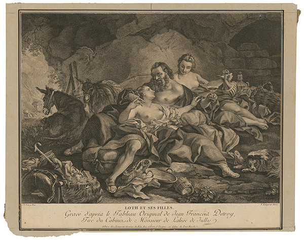 Louis Simon Lempereur, François-Claudius Compte-Calix – Loth a jeho dcéry 