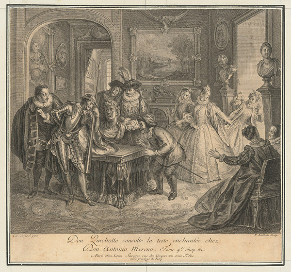 Jean-François Joullain, Charles-Antoine Coypel – Don Quijote u dona Antonia