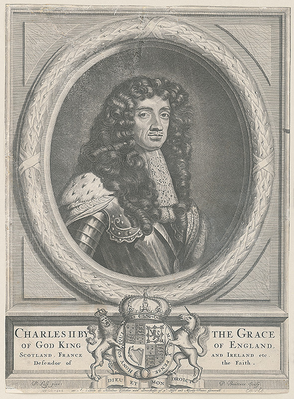 Pieter Balthasar Bouttats, Peter Lely – Karol II.