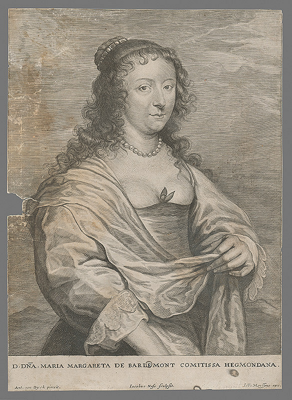 Anthony van Dyck, Jacobus Neeffs – Mária Margareta de Balemont Comitissa Hegmondana 