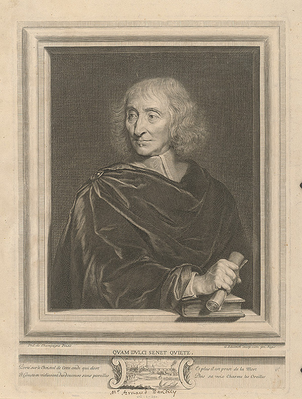 Gérard Edelinck, Philippe de Champaigne – Podobizeň Mr.Arnaud Dandily