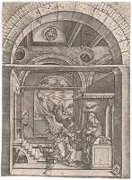 Albrecht Dürer, Marcantonio Raimondi – Zvestovanie 