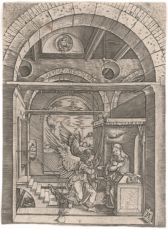 Albrecht Dürer, Marcantonio Raimondi – Zvestovanie
