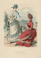 Nemecký grafik - IGB-H.Gv. – List módneho časopisu Der Bazar 