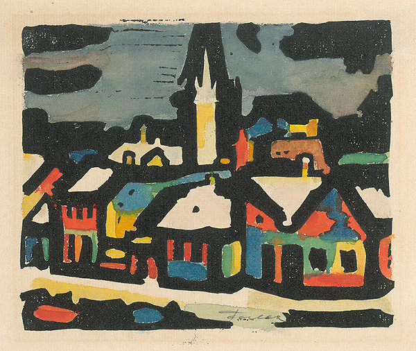 Ľudovít Fulla – Vazovova ulica v Bratislave 