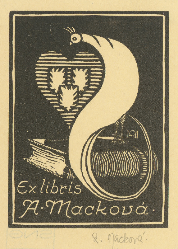 Anna Macková – Ex libris A. Mackovej