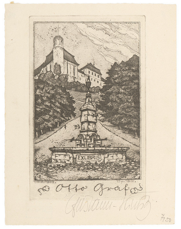 Kirstberg Gussmann – Ex libris Otta Grafa 