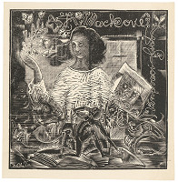 Josef Váchal – Ex libris A.Mackovej 