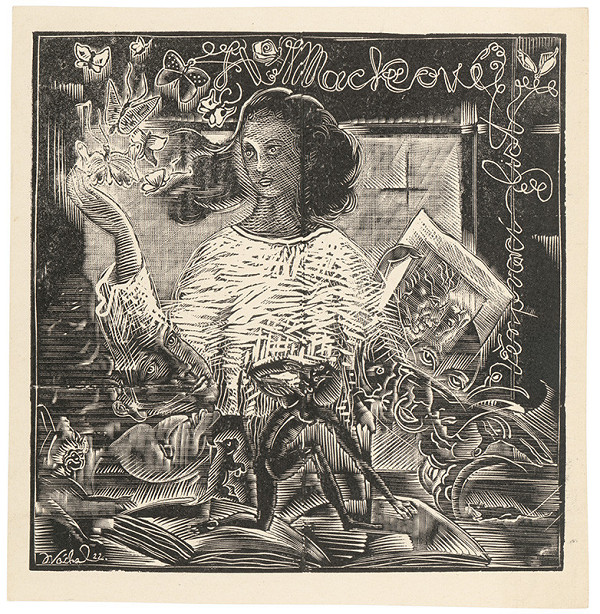 Josef Váchal – Ex libris A.Mackovej 