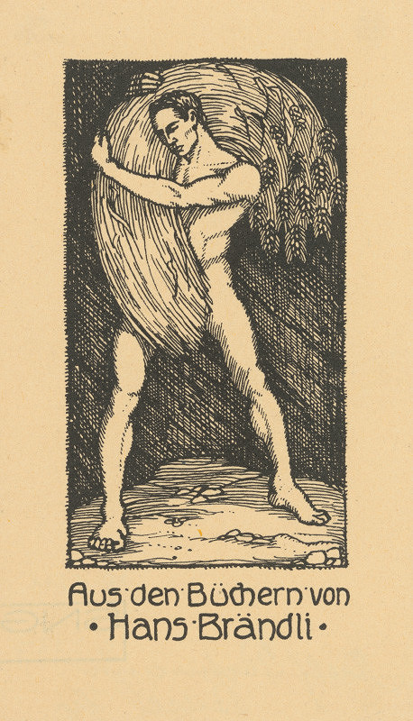 Ludwig Portman – Ex libris Hansa Brändta