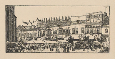 Karel Vik – Námestie v Prešove - 3. - čierna fáza 