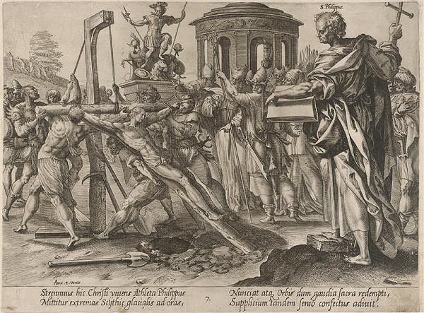 Hendrick Goltzius, Maarten de Vos st. – Svätý Filip