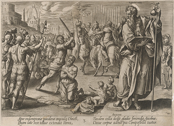 Hendrick Goltzius, Maarten de Vos st. – Svätý Jakub 