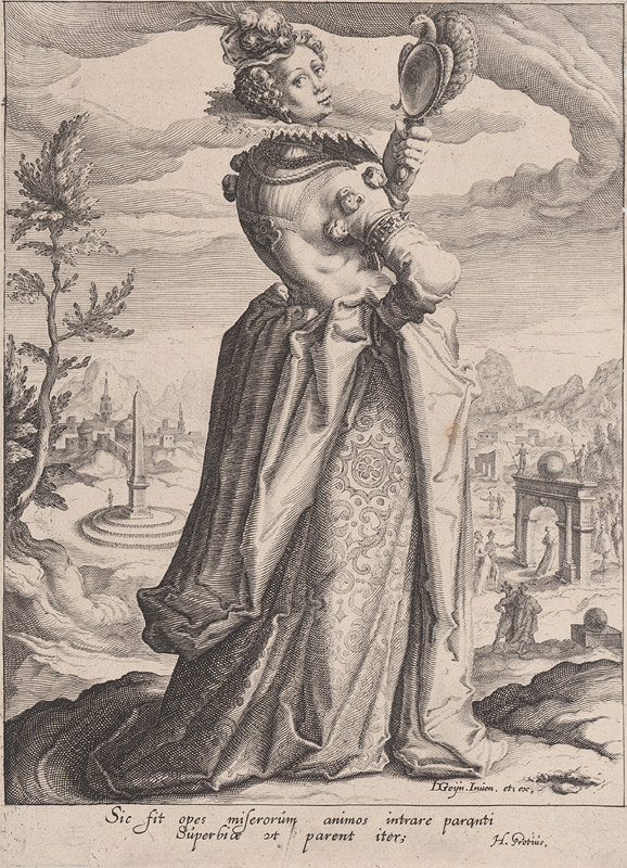Jacob de Gheyn, Jacob de Gheyn II., Zacharias Dolendo – Pýcha (3)