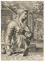 Jacob Matham, Hendrick Goltzius – Sara 